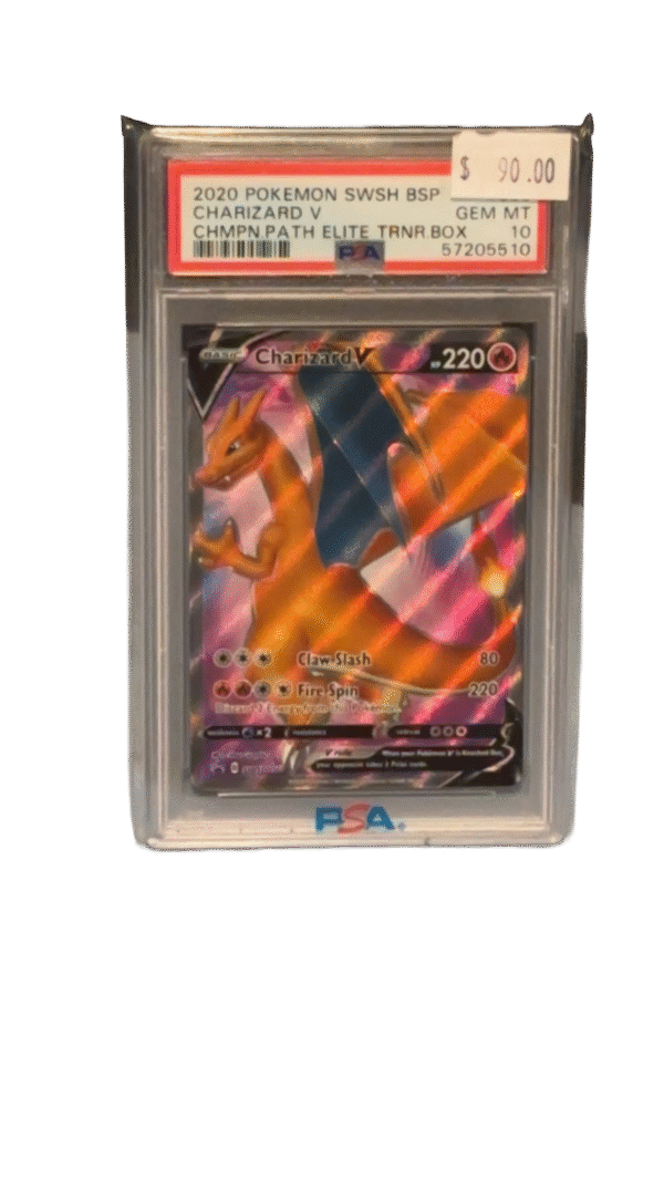 2020 POKEMON SWSH CHARIZARD V #050 PSA 10 (CHMPN PATH ELITE)